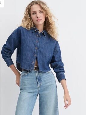 Favorite Daughter Cropped Ex-Boyfriend shirt in Mesa - NWT